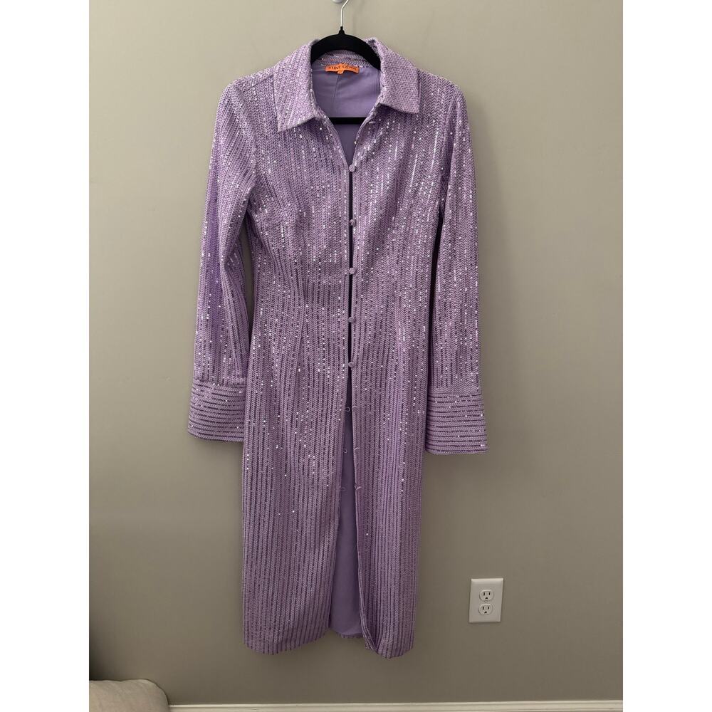NWOT Stine Goya Sgsonja Sequin Dress in Lavender SZ XS - Picture 5 of 7